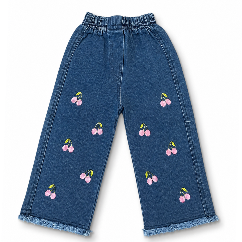Girls Flared Denim Jeans