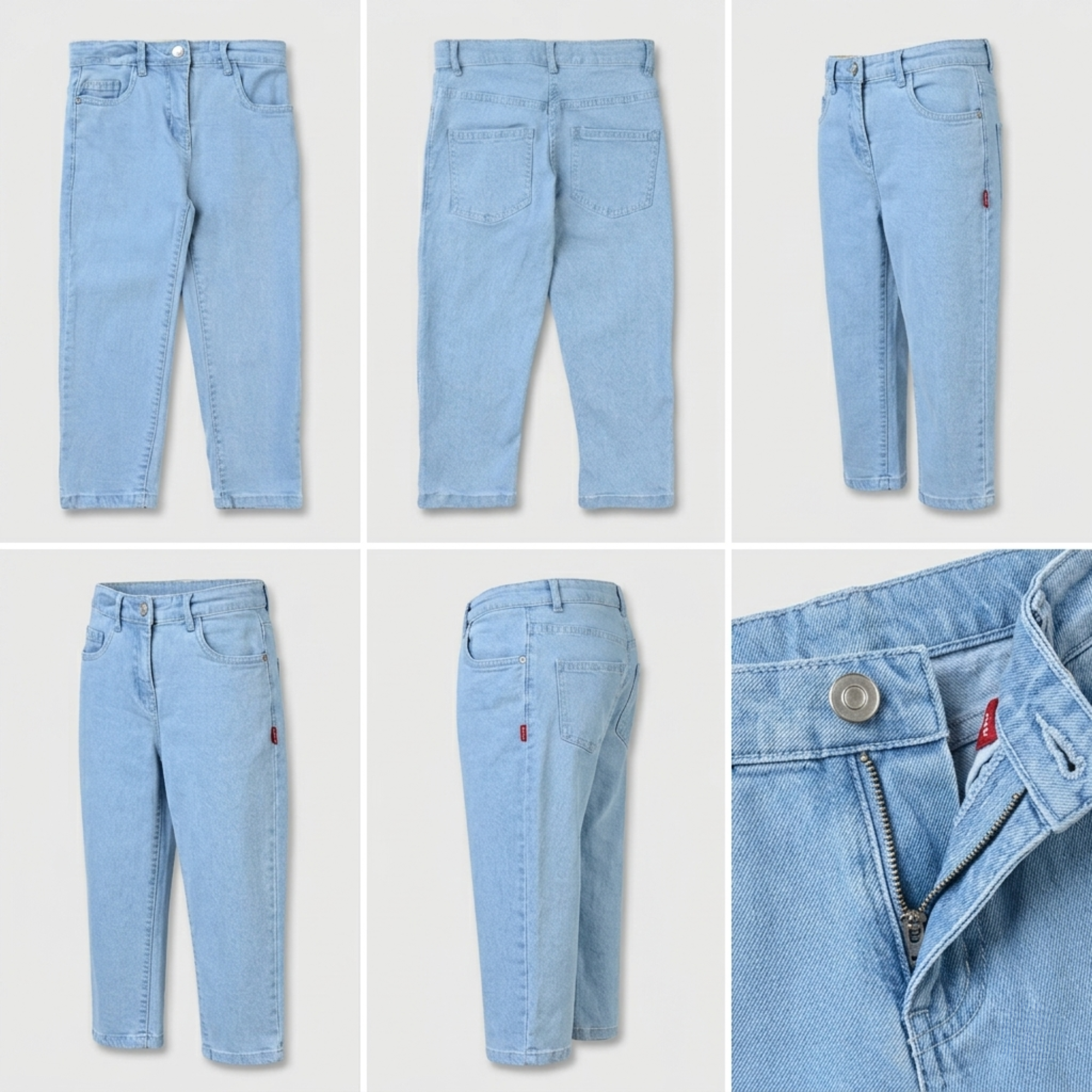 Boys Slim Fit Denim Denim Jeans Pant