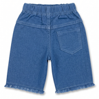 Girls Embroidered Denim Shorts