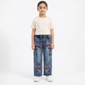 Girls Flared Denim Jeans