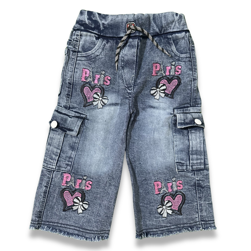 Girls Flared Denim Jeans