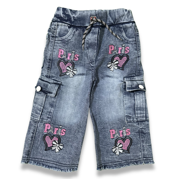 Girls Flared Denim Jeans