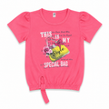 Girls Teal Graphic T-Shirt