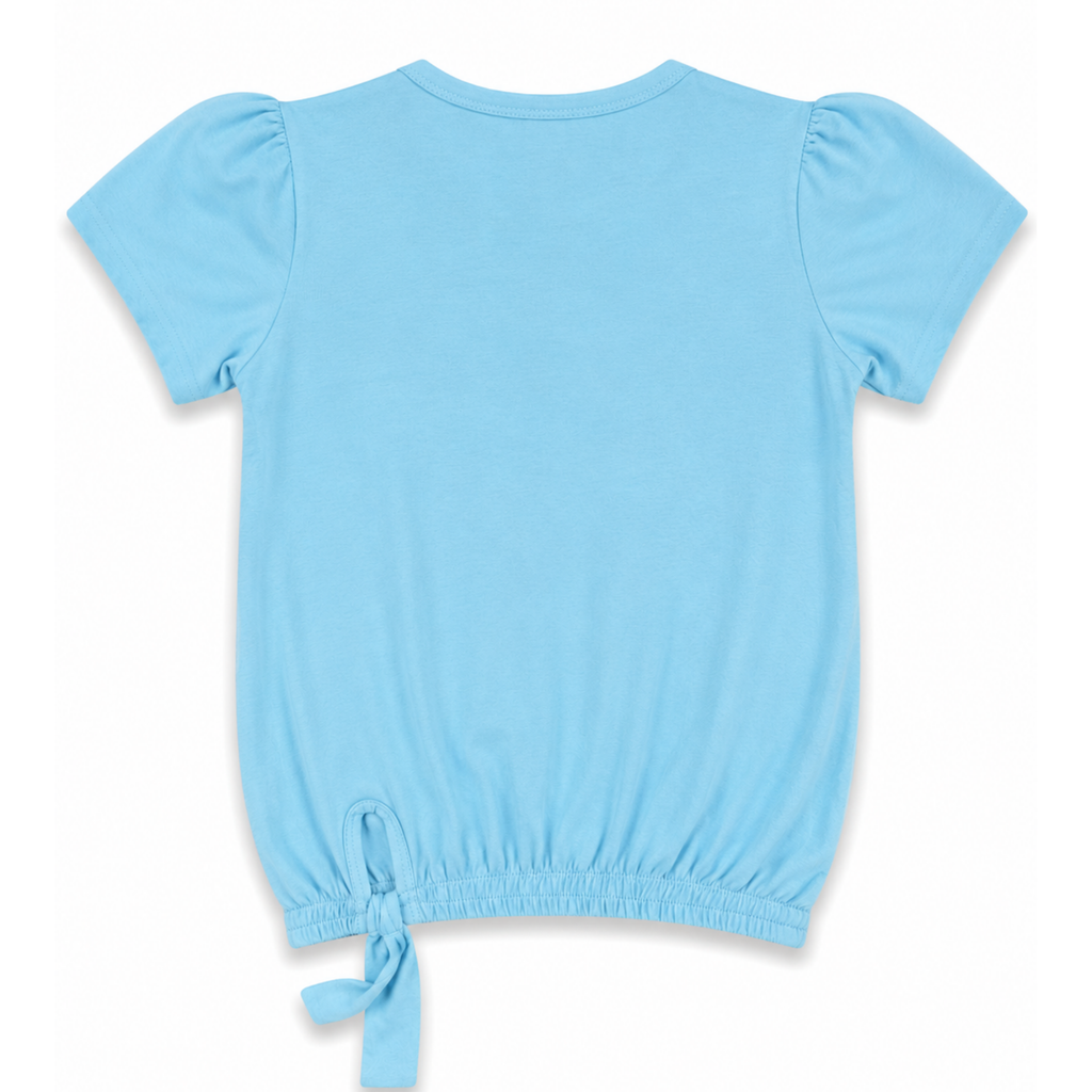 Girls Teal Graphic T-Shirt