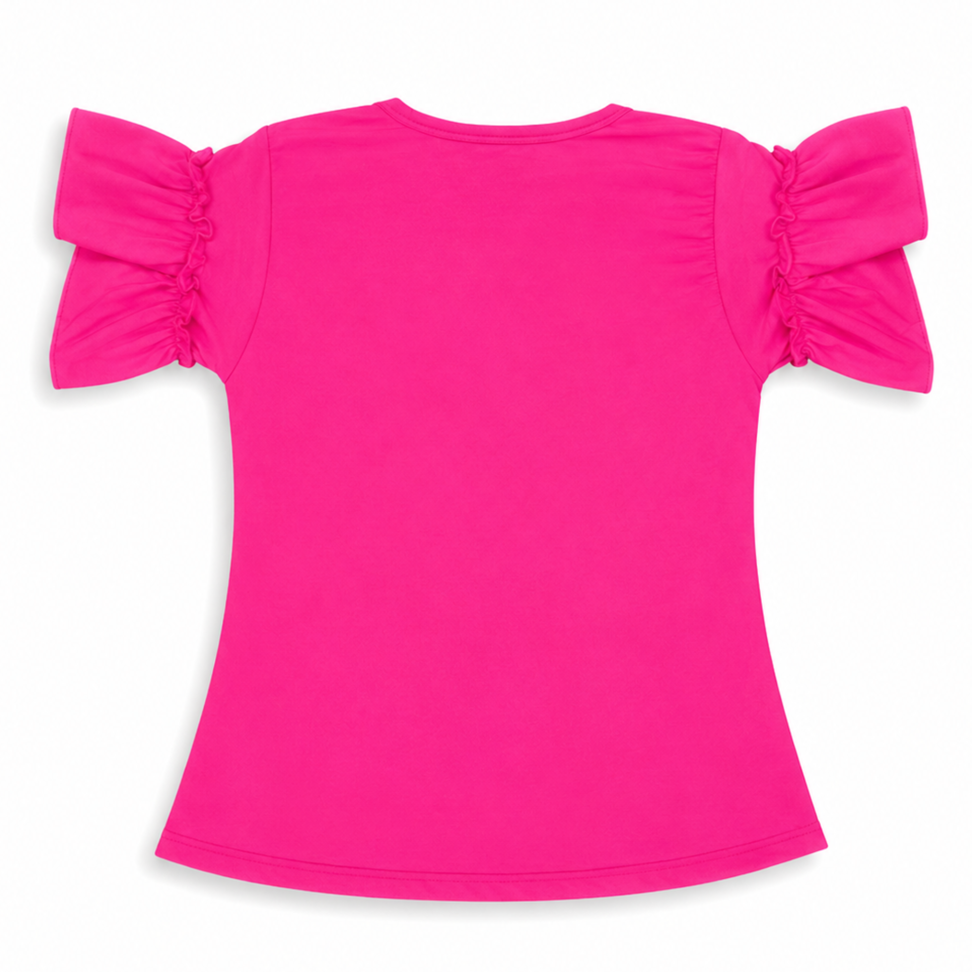 Girls Pink Bow Pearl T-Shirt