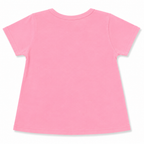 Girls Pink Emroidry T-Shirt