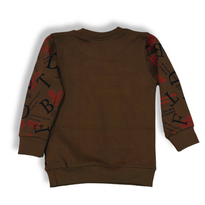 Dark Brown Kids Sweatshirt