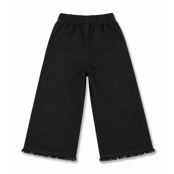 Floral Embroidered Jeans Pants for Girls