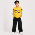 Boys T-Shirt & Black Denim Jeans Set