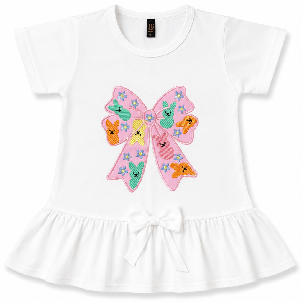 Girls White T-Shirt