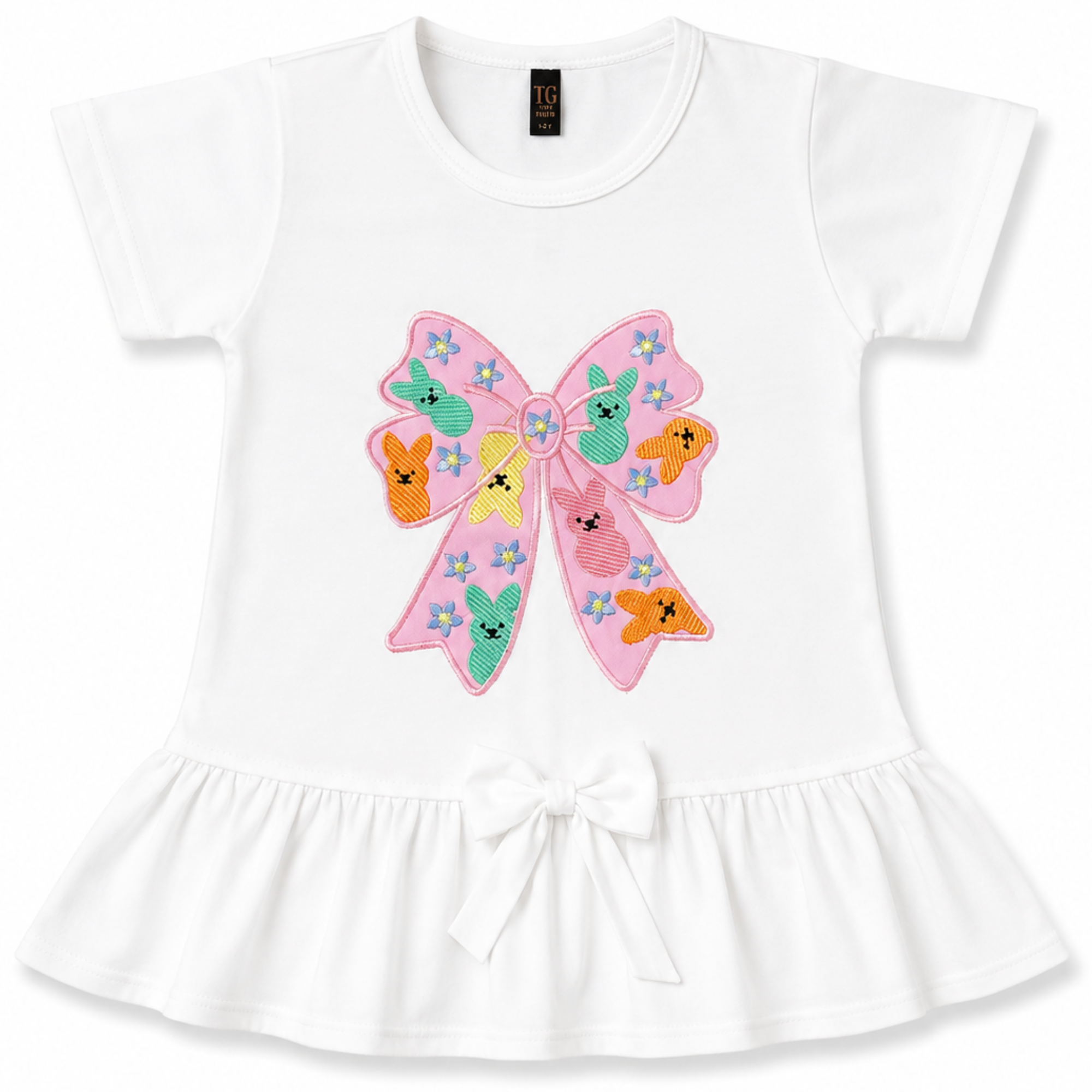Girls White T-Shirt