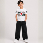 Boys T-Shirt & Black Denim Jeans Set