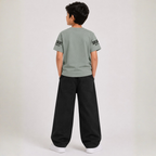 Boys T-Shirt & Black Denim Jeans Set