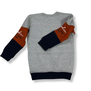 Brown & Blue Sweatshirt For Kids