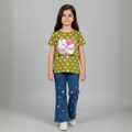 Girls Flapper Denim Suit