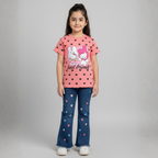 Girls Flapper Denim Suit