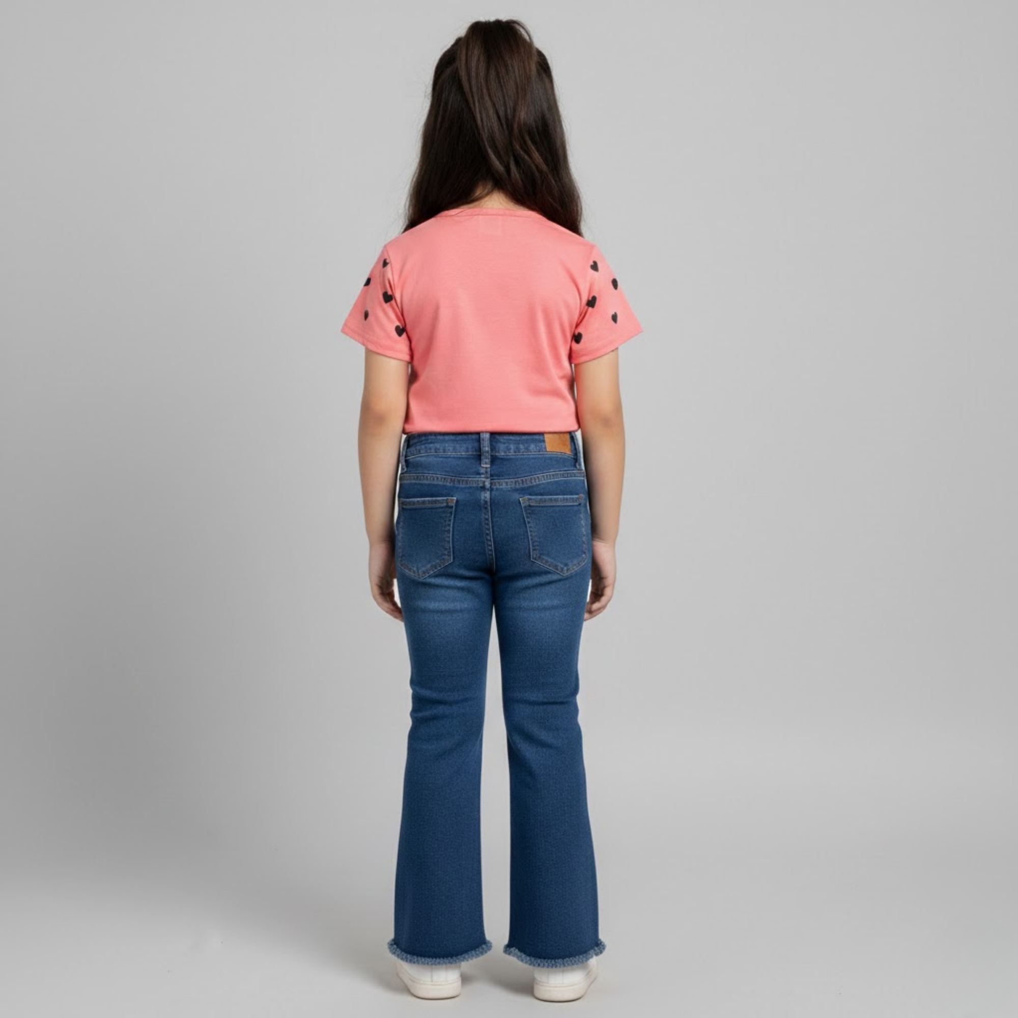 Girls Flapper Denim Suit