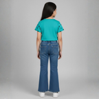 Girls Flapper Denim Suit