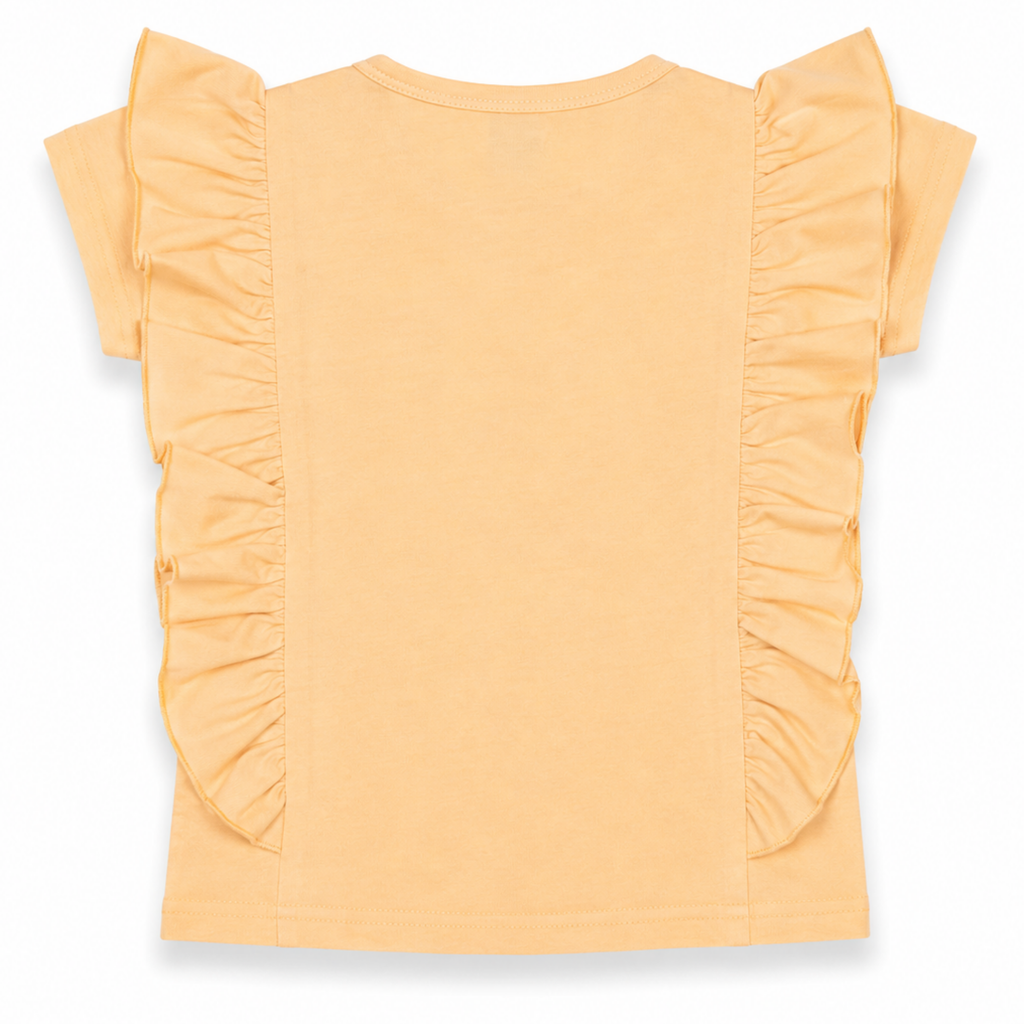 Girls Floral Bear Graphic T-Shirt