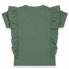 Girls Floral Bear Graphic T-Shirt
