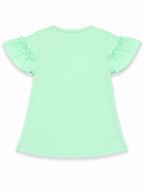 Girls Mint Green Graphic T-Shirt