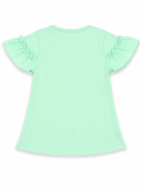 Girls Mint Green Graphic T-Shirt