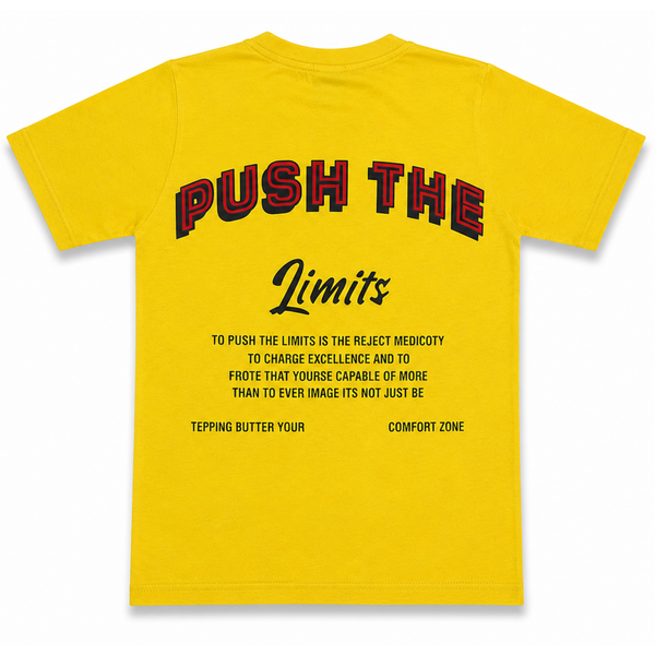 Boys Yellow Graphic T-Shirt