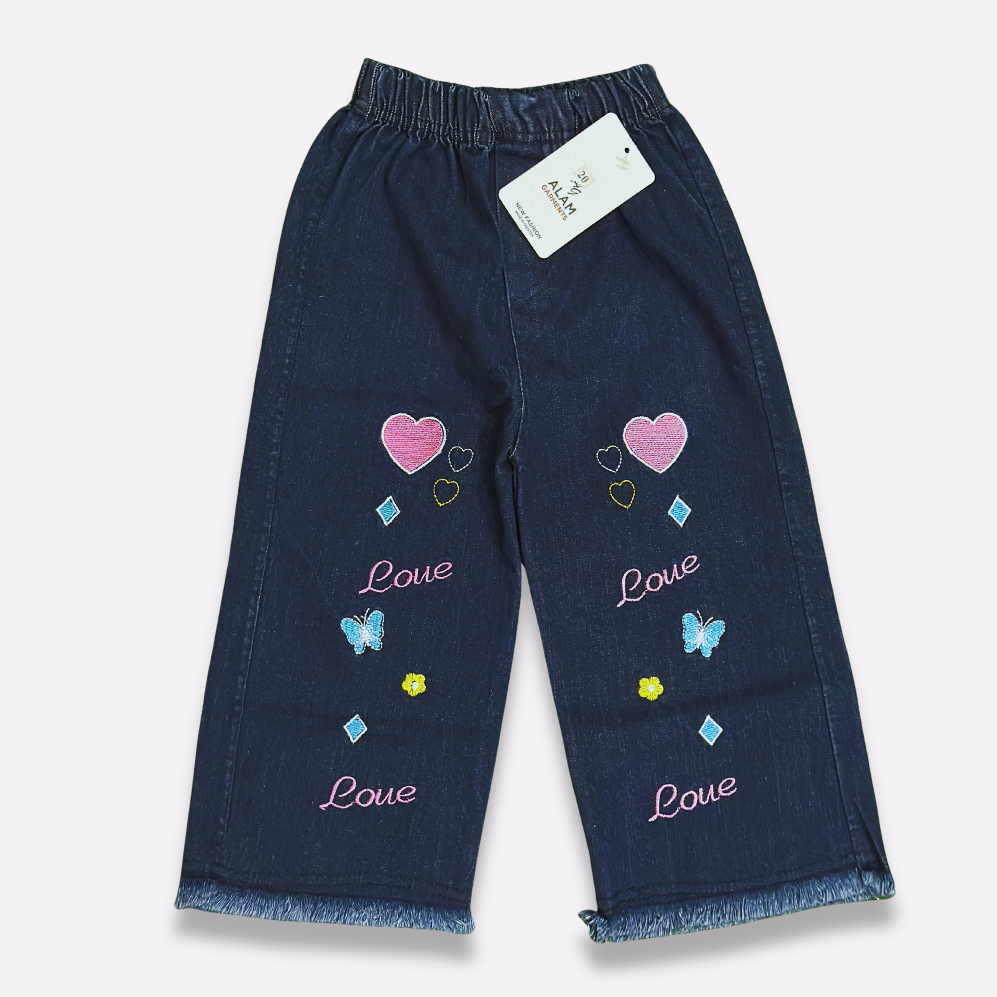 Girls Flared Denim Jeans