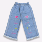 Girls Flared Denim Jeans
