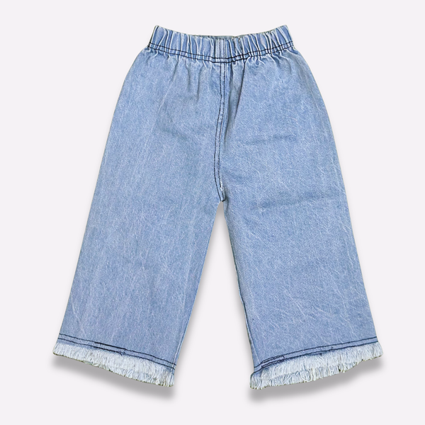 Girls Flared Denim Jeans
